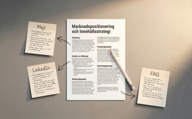 Repurposing som faktiskt sparar tid (inte skapar mer arbete)